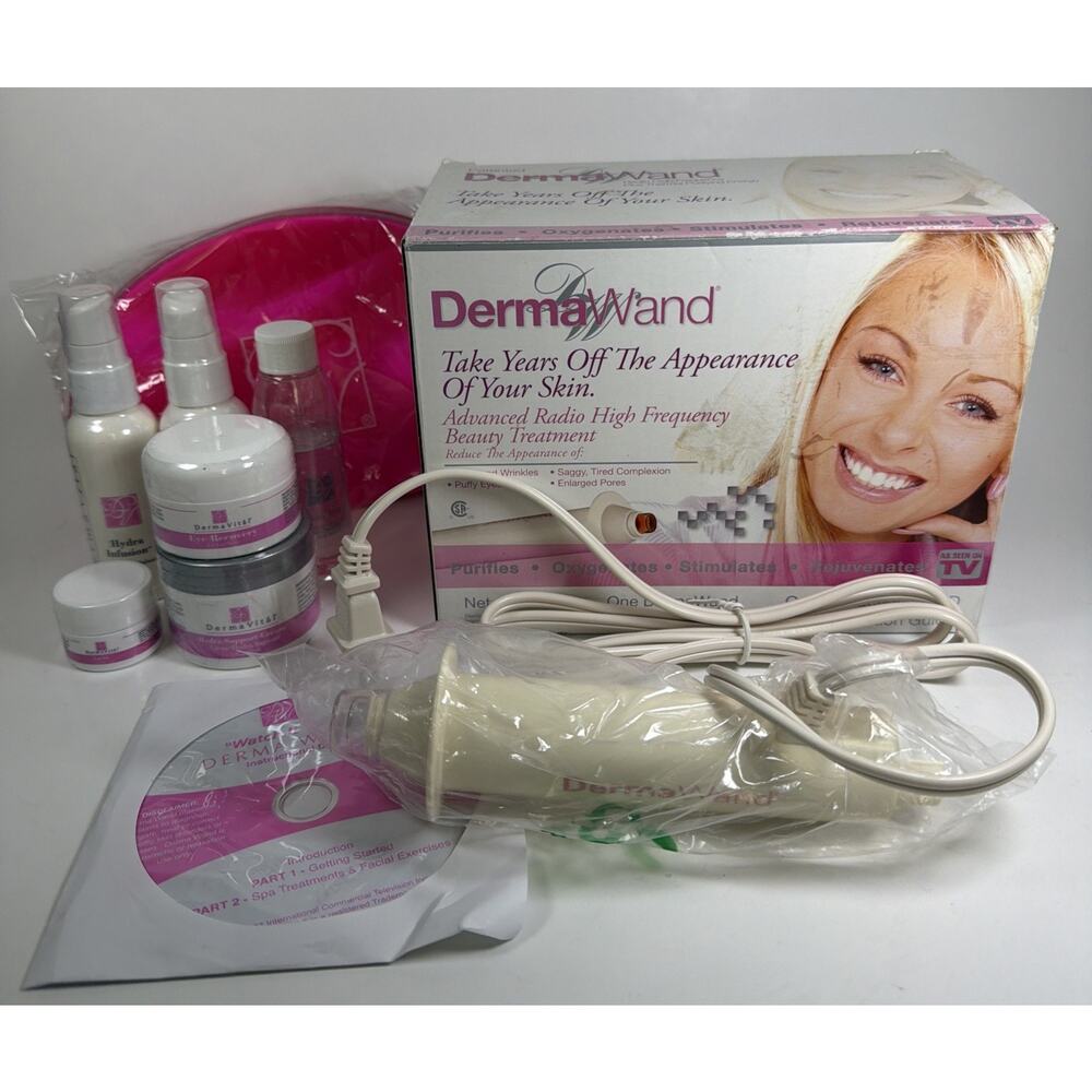 DermaWand Reduce Wrinkles Puffy Eyes Enlarged Pores & More - New